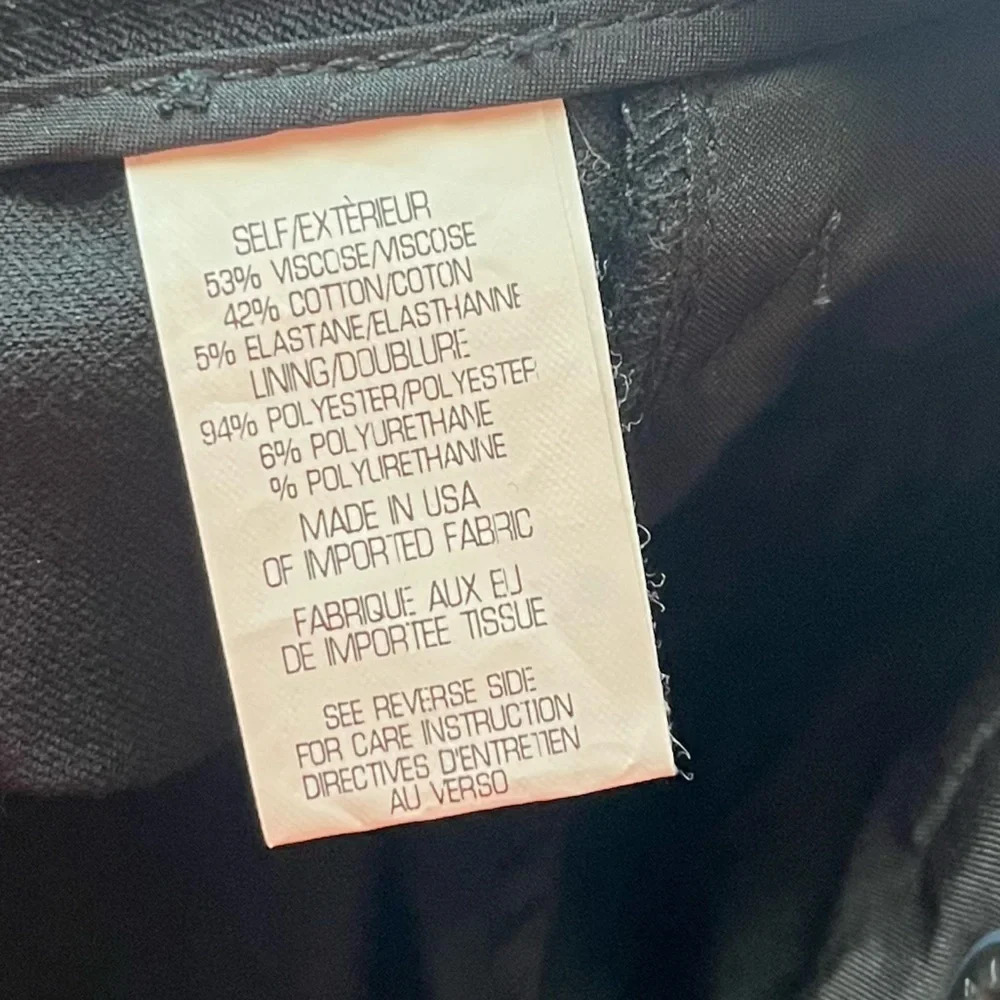 Theory Adalwen Jetty Black Slacks - image 6